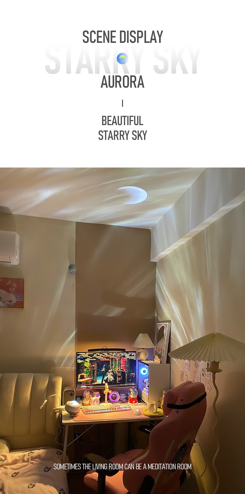 Pq Moon Galaxy Night Light