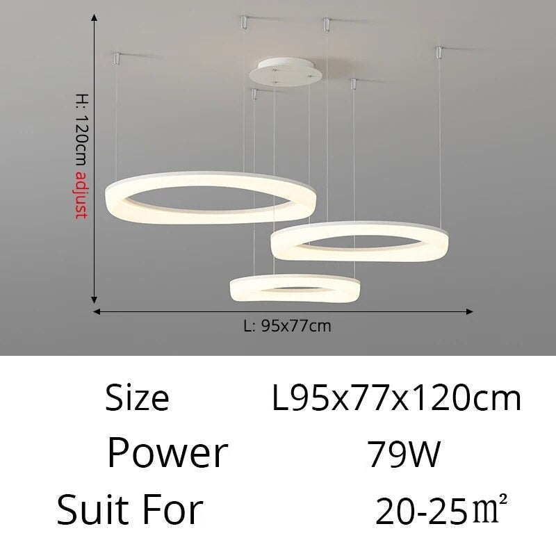 Qiyi Nora Elegant LED Pendant Lights