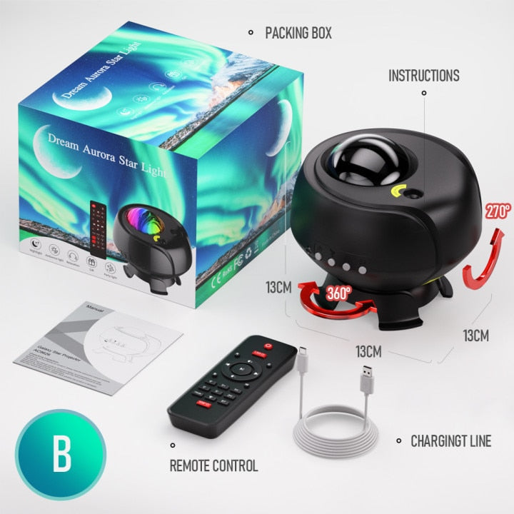 Pq Moon Galaxy Night Light