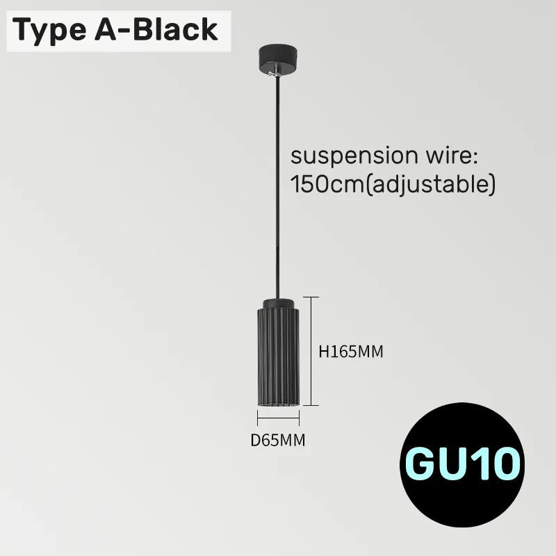 Minimalism Modern LED Pendant Lights Nordic GU10 Art
