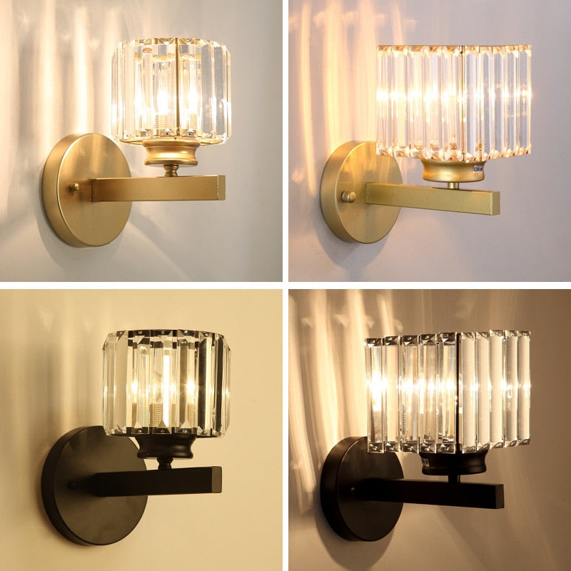 BAN Briony Crystal LED Wall Lamp