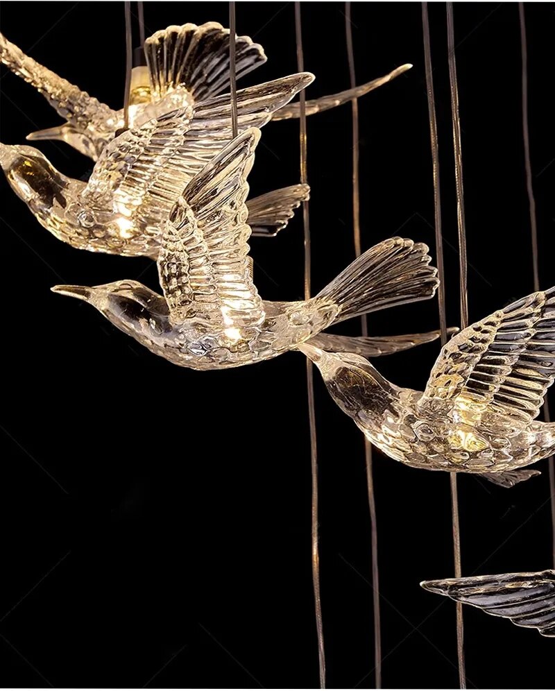 Ylk Bird Design Chandelier Light