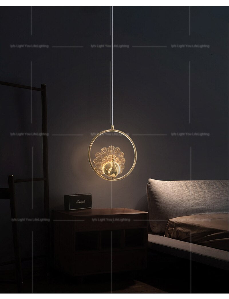 Lyf Peacock Lustre Pendant Light
