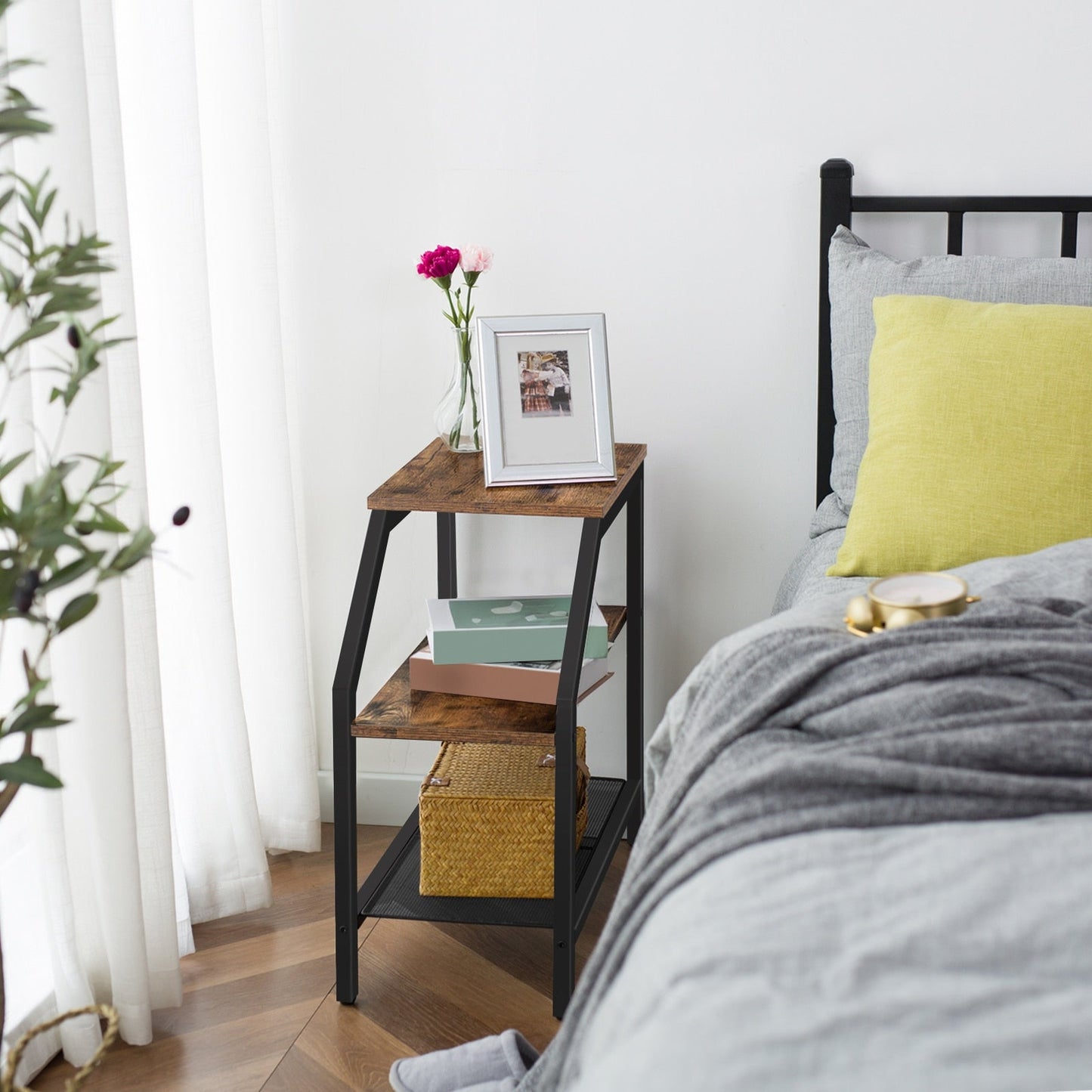 Peder Narrow Side Table Nightstand