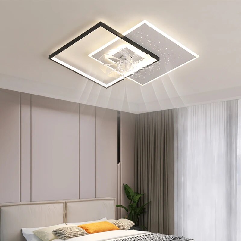 Qiyi Moratie Modern Ceiling Fan Lights
