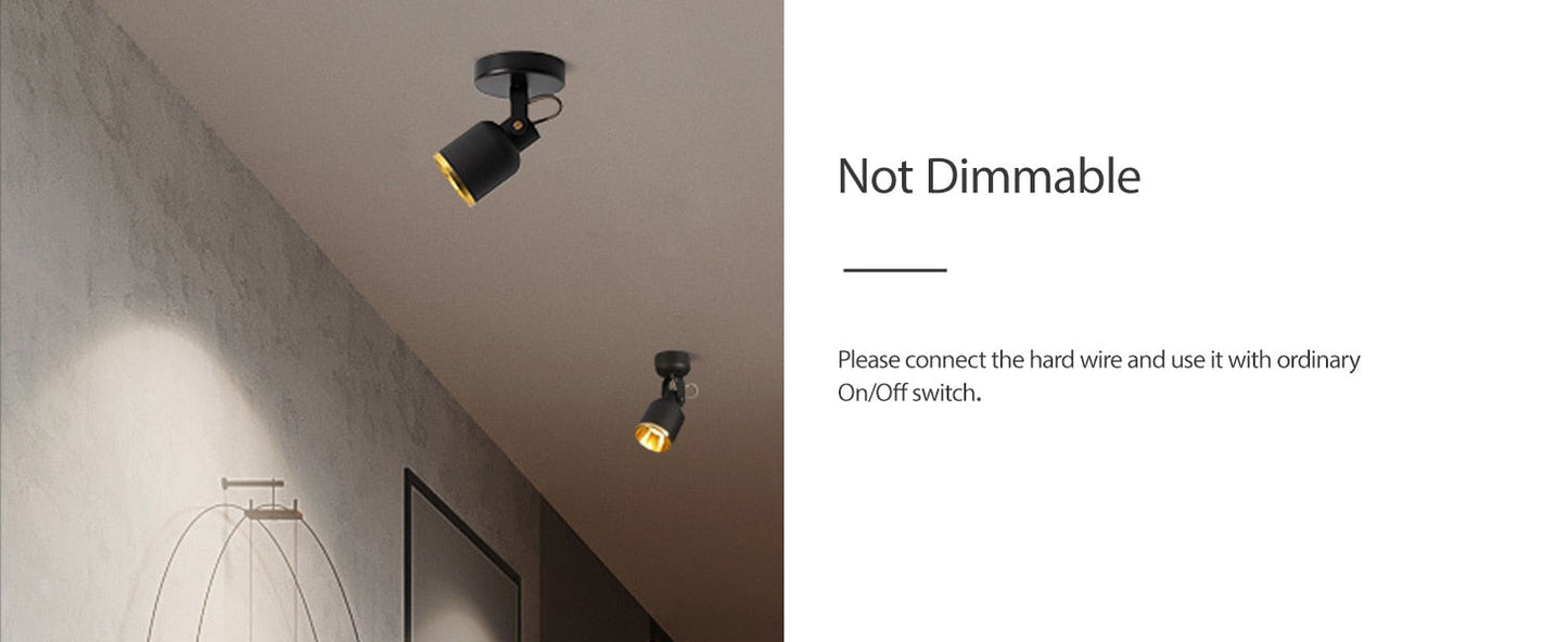 AiS Camiro - LED Surface Mounted Ceiling Nordic Spotlight Adjustable 60 degrees