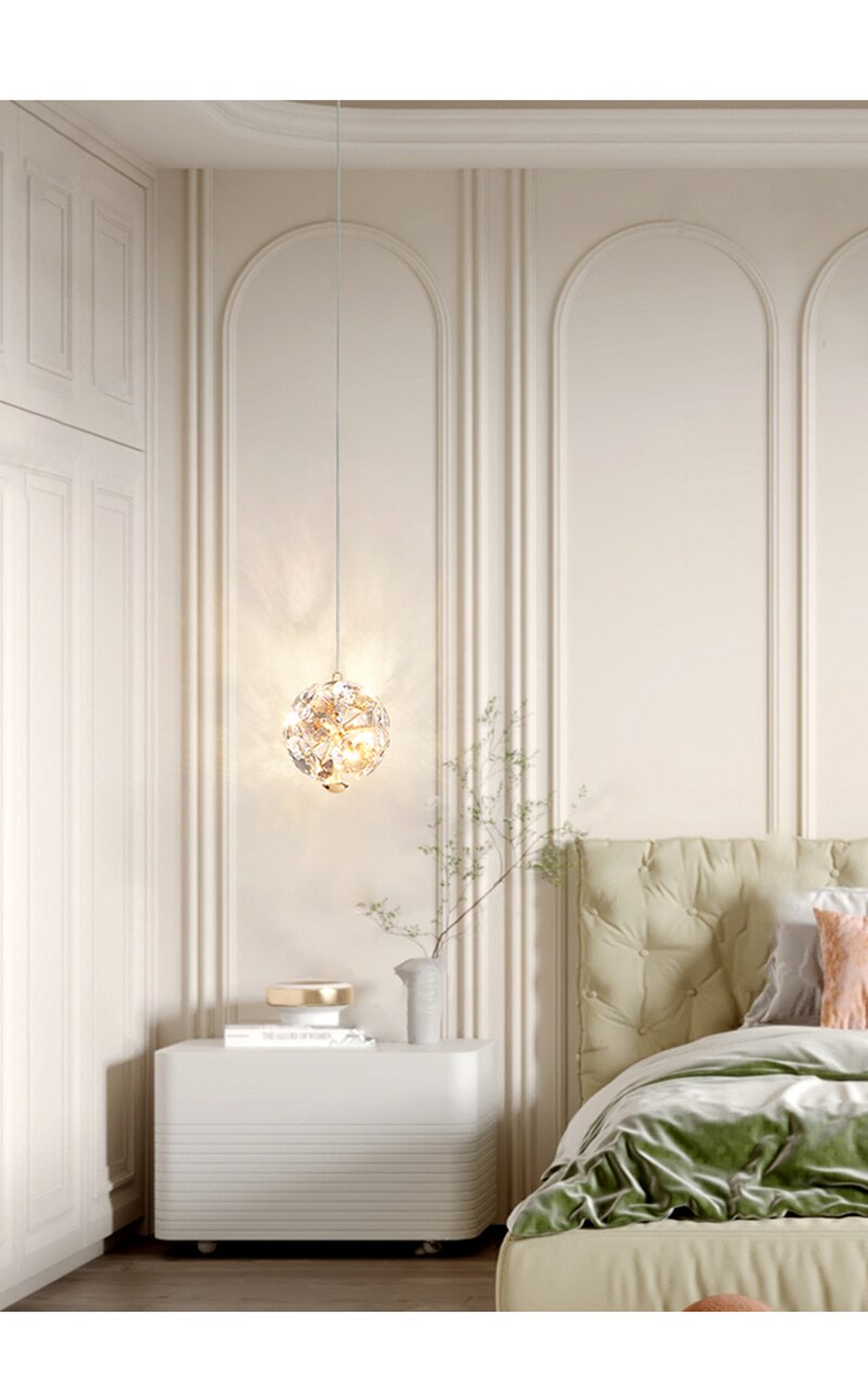 LYF Emerald LED Nordic Pendant Lights Crystal Hanging Lamp