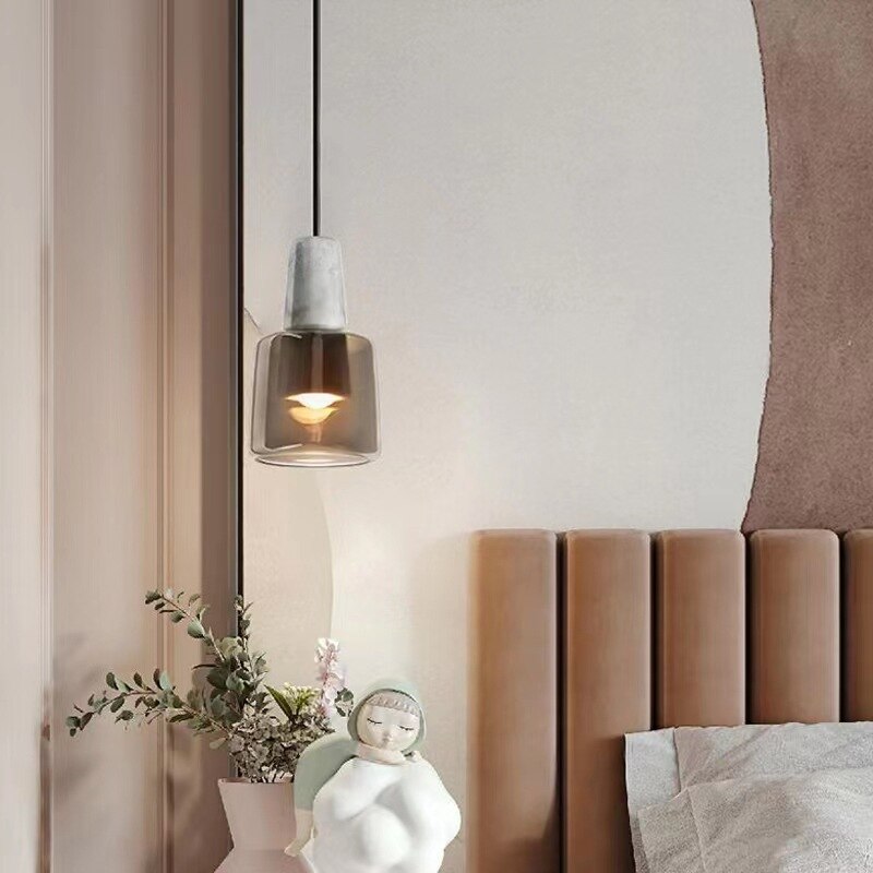 BAN Marble E27 LED pendant light modern Nordic hanging lamp