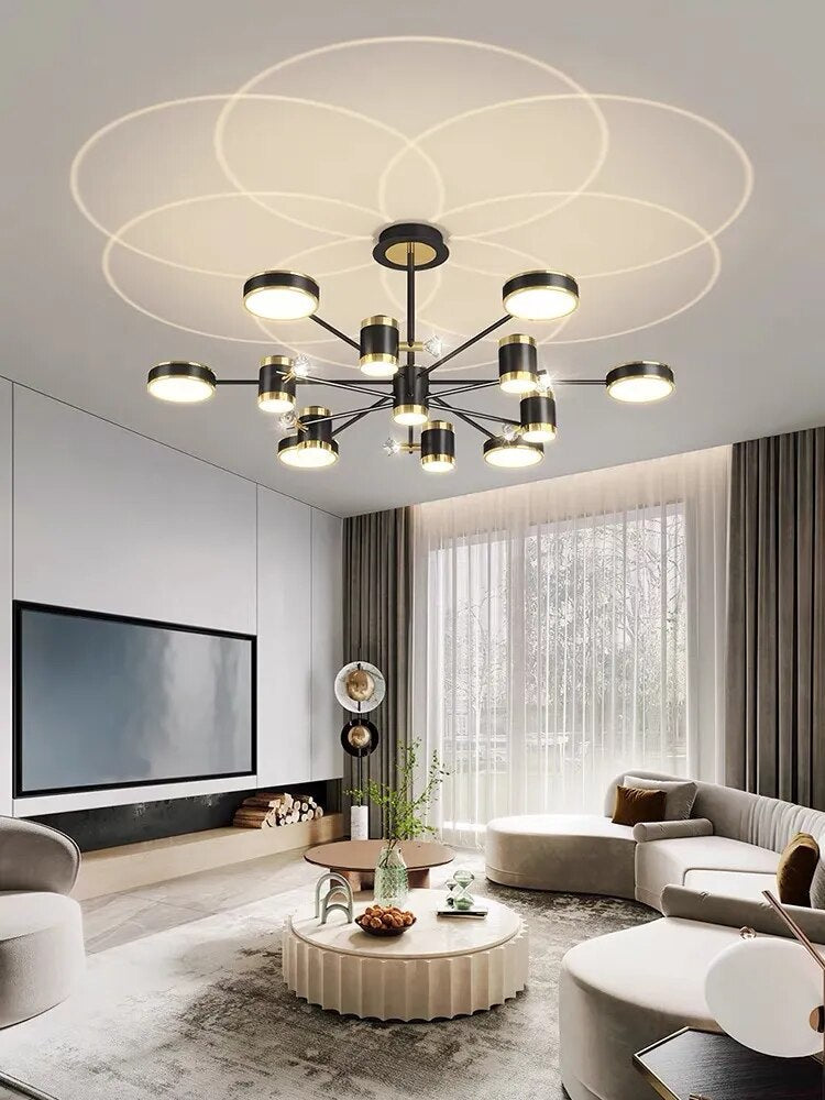 Nordic Starry Ceiling Chandelier Light