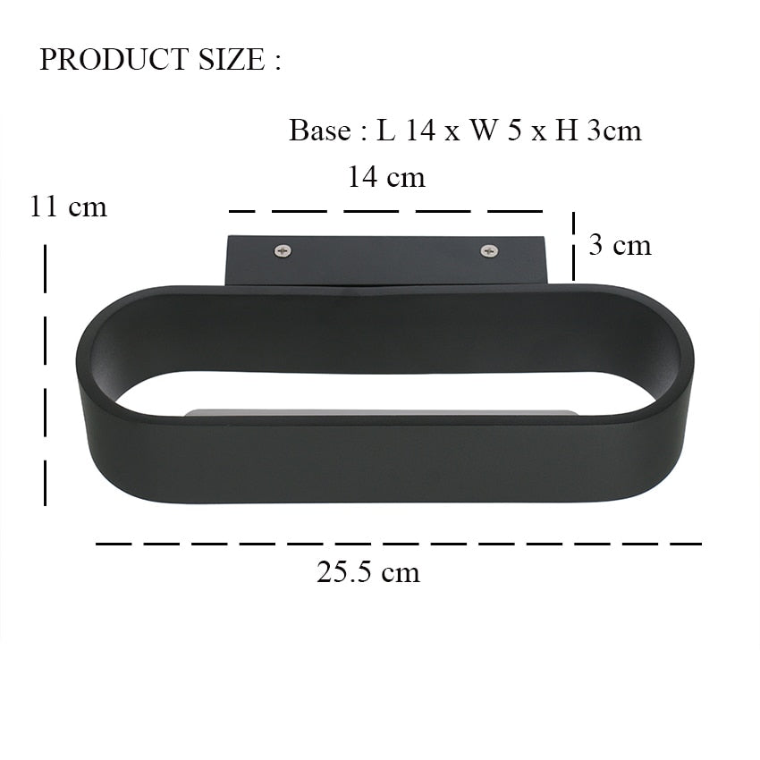 AU Vanla - Modern Aluminium LED Wall Light