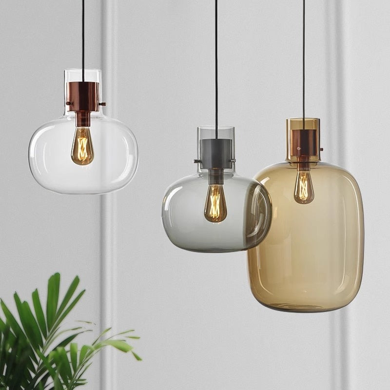 Wad Jar Vintage LED Pendant Light