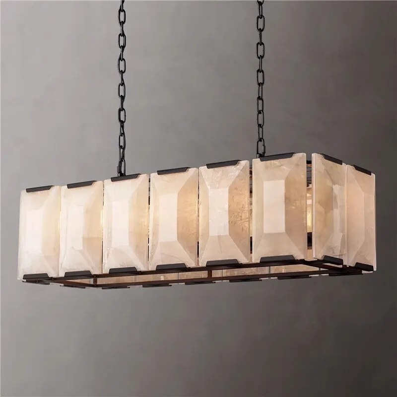 Retro American LED Chandelier Lamp