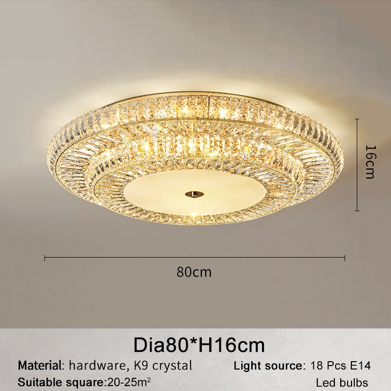 Ylk Valeria Crystal Chandelier Light