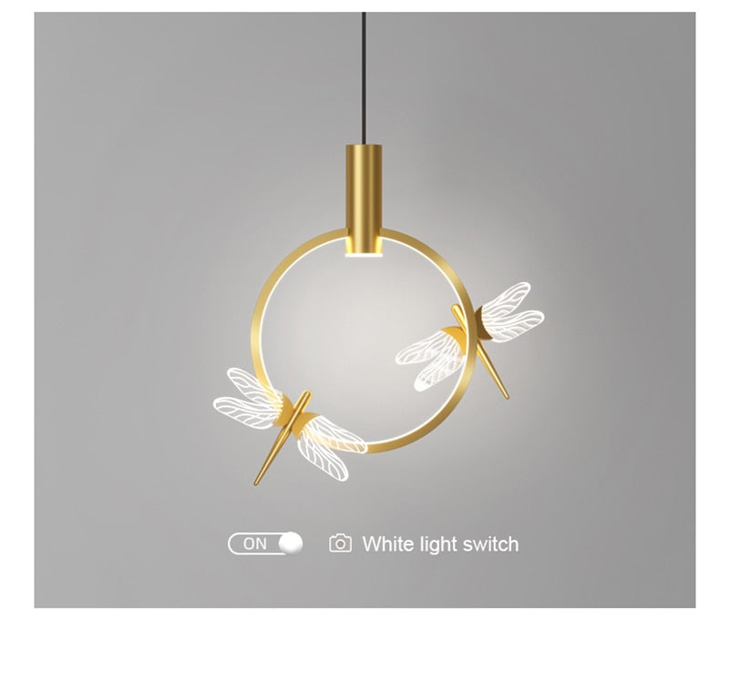 Lyf Dragonfly Pendant Light