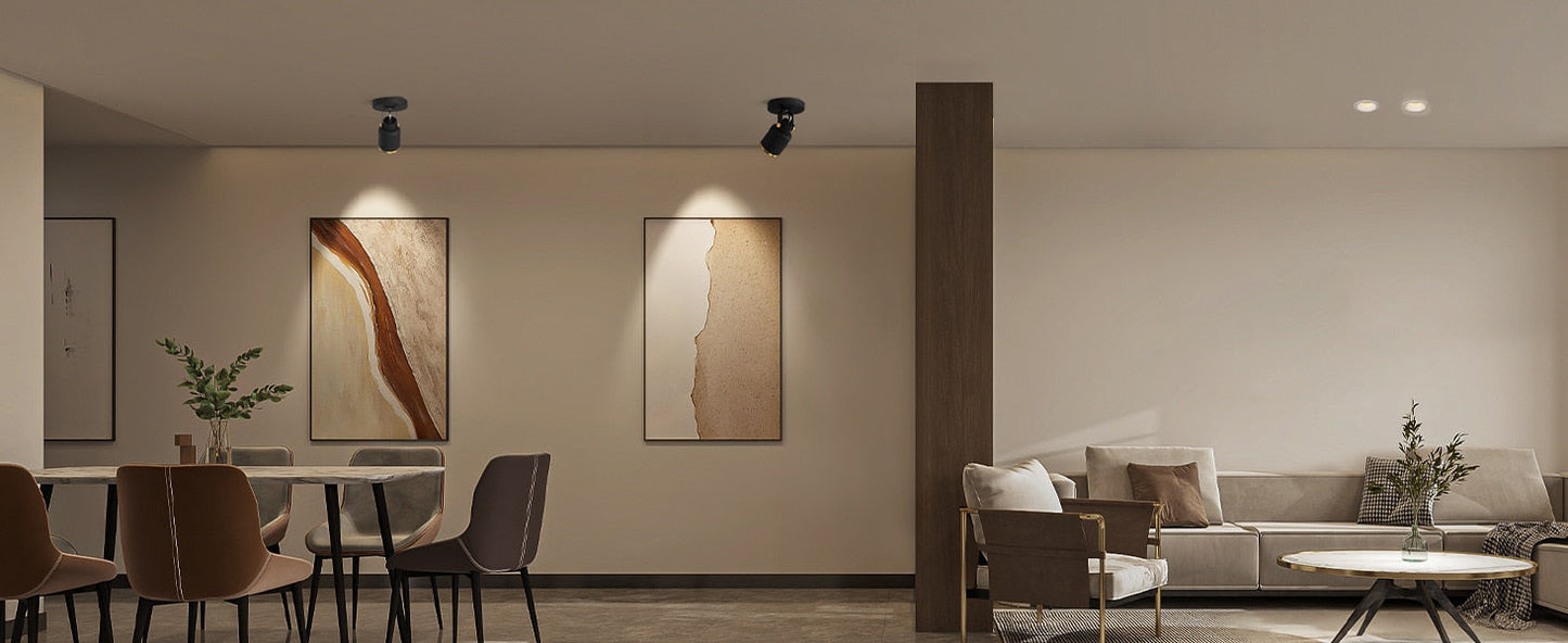 AiS Camiro - LED Surface Mounted Ceiling Nordic Spotlight Adjustable 60 degrees