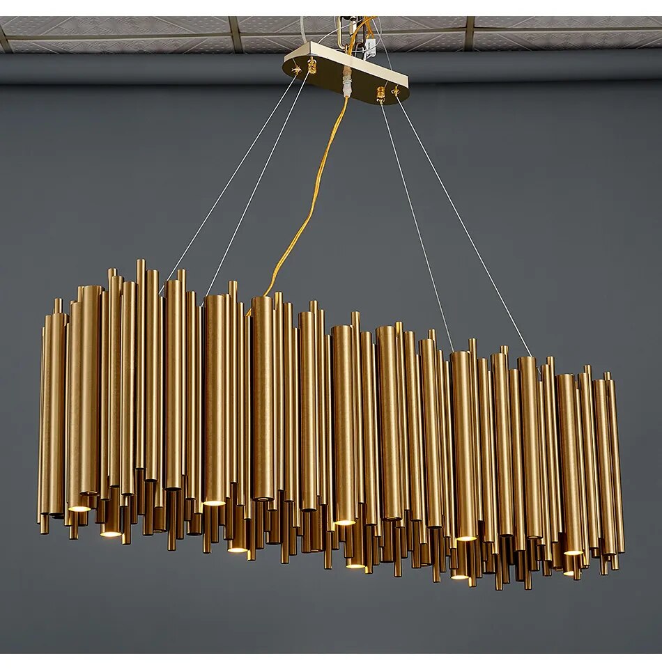 Ylk Chabe Gold LED Chandelier