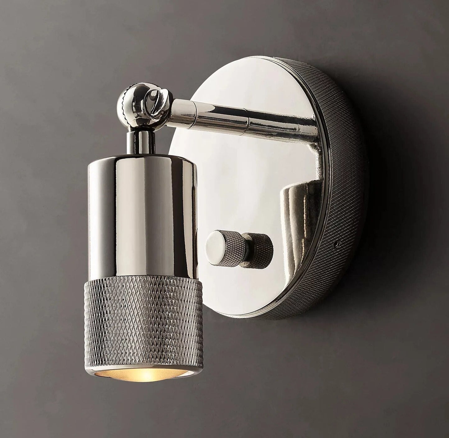 Jey Aluminum Copper / Black / Chrome Minimalist Sconce