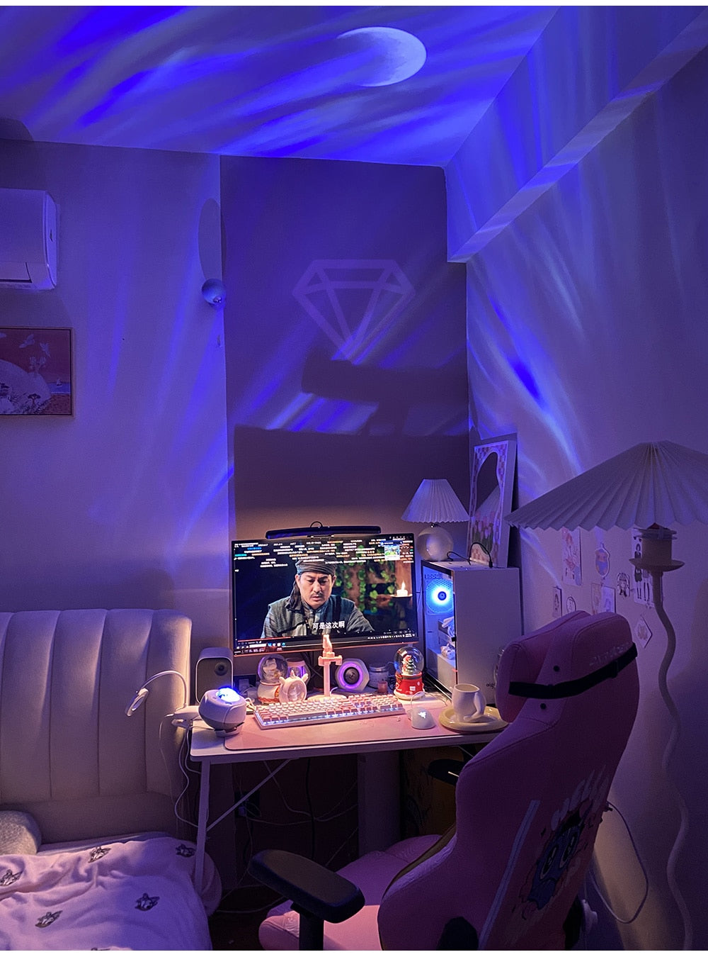 Pq Moon Galaxy Night Light