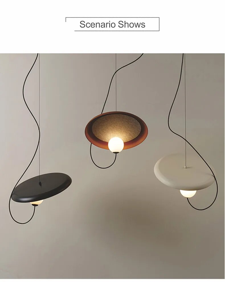 Modern Nordic Magnet Adjustable Pendant Light