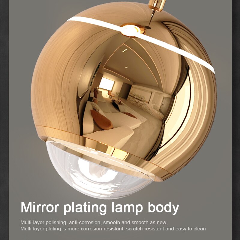 LYF Darla Golden Modern LED Pendant Lights