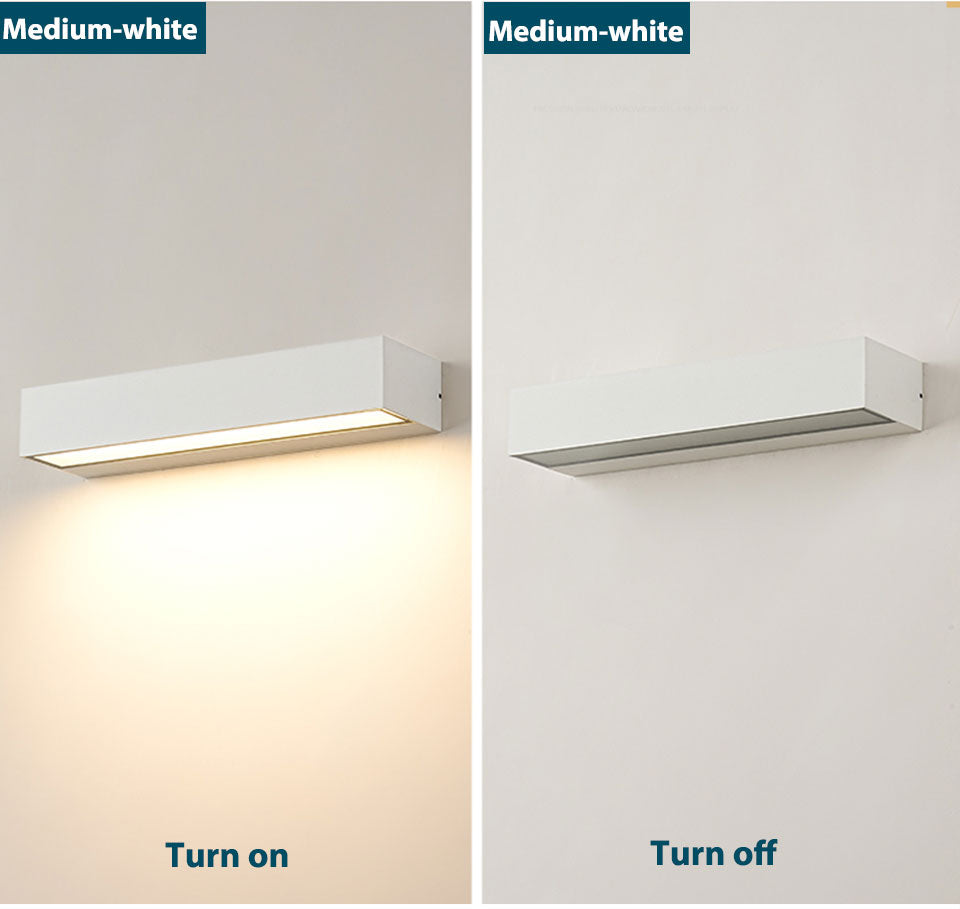 IIS LED Outdoor IP65 Waterproof Porch Wall Sconces Aluminum Exterior