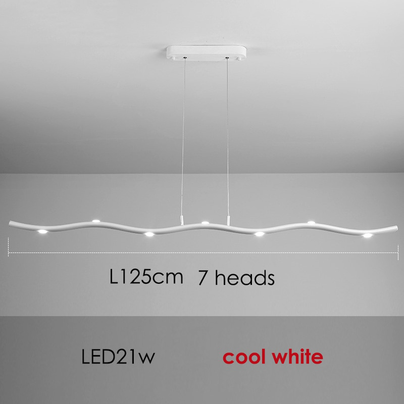 IIS Adjustable Haning Wave Chandelier Lighting