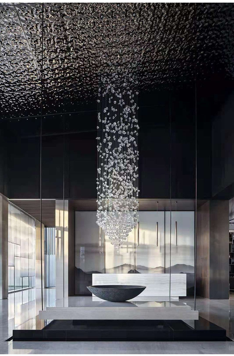 Ylk Modern Clear Crystal Chandelier