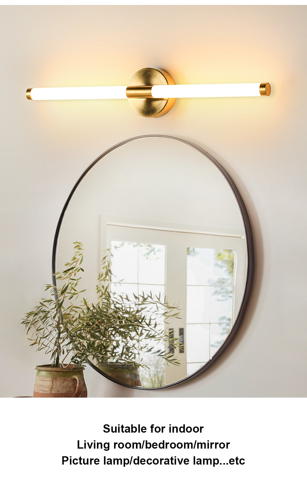 EB Long Wall Sconces Double Lampshade Up Down