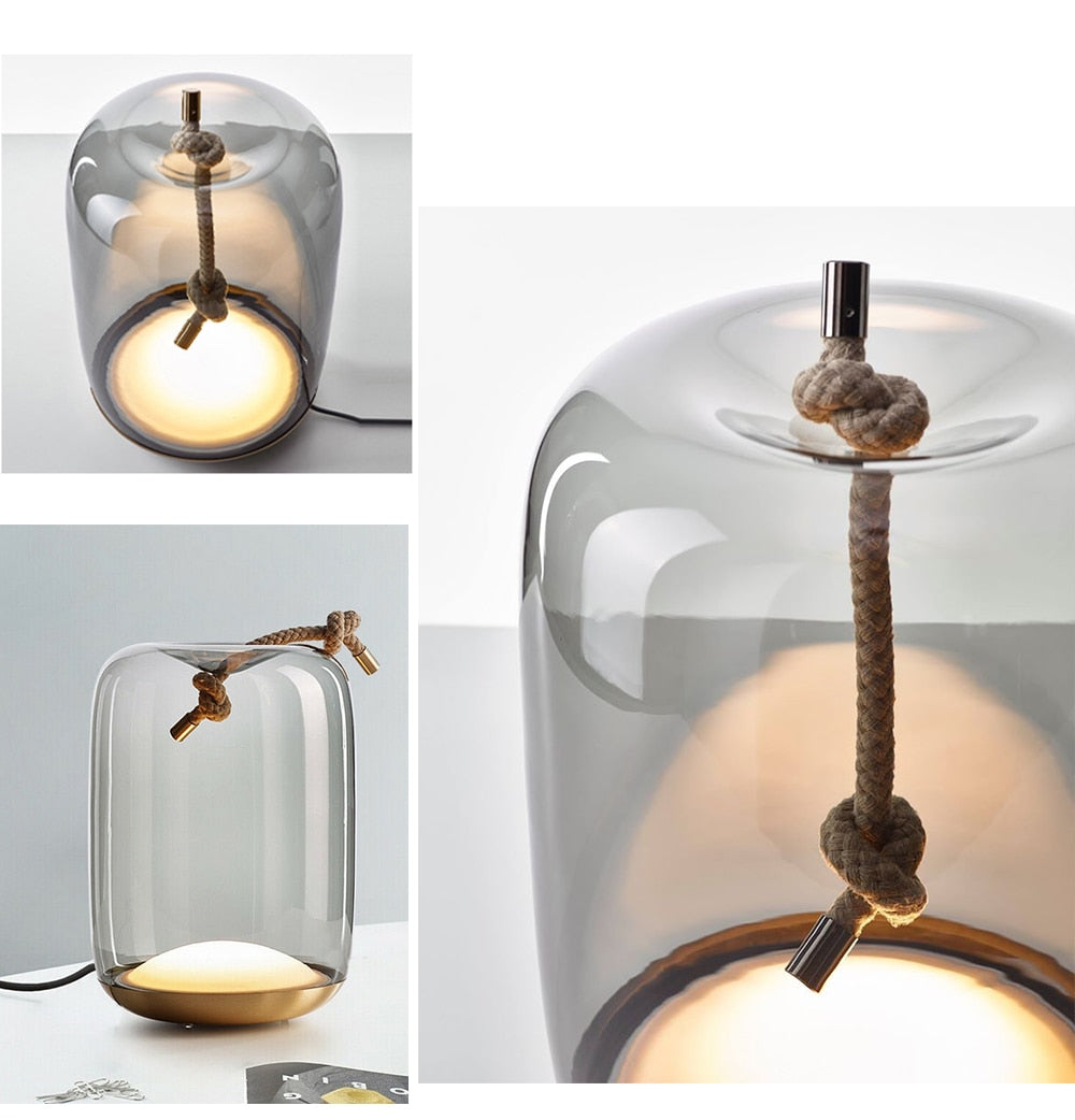 Mak 7-Style Glass Mushroom Lamp