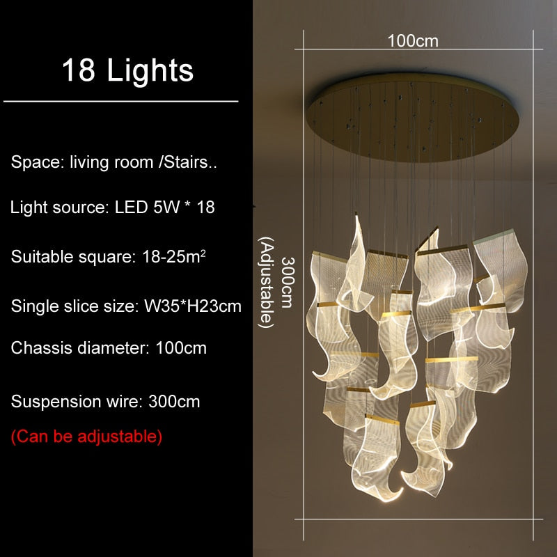 Ylk Hermano Modern LED Chandelier