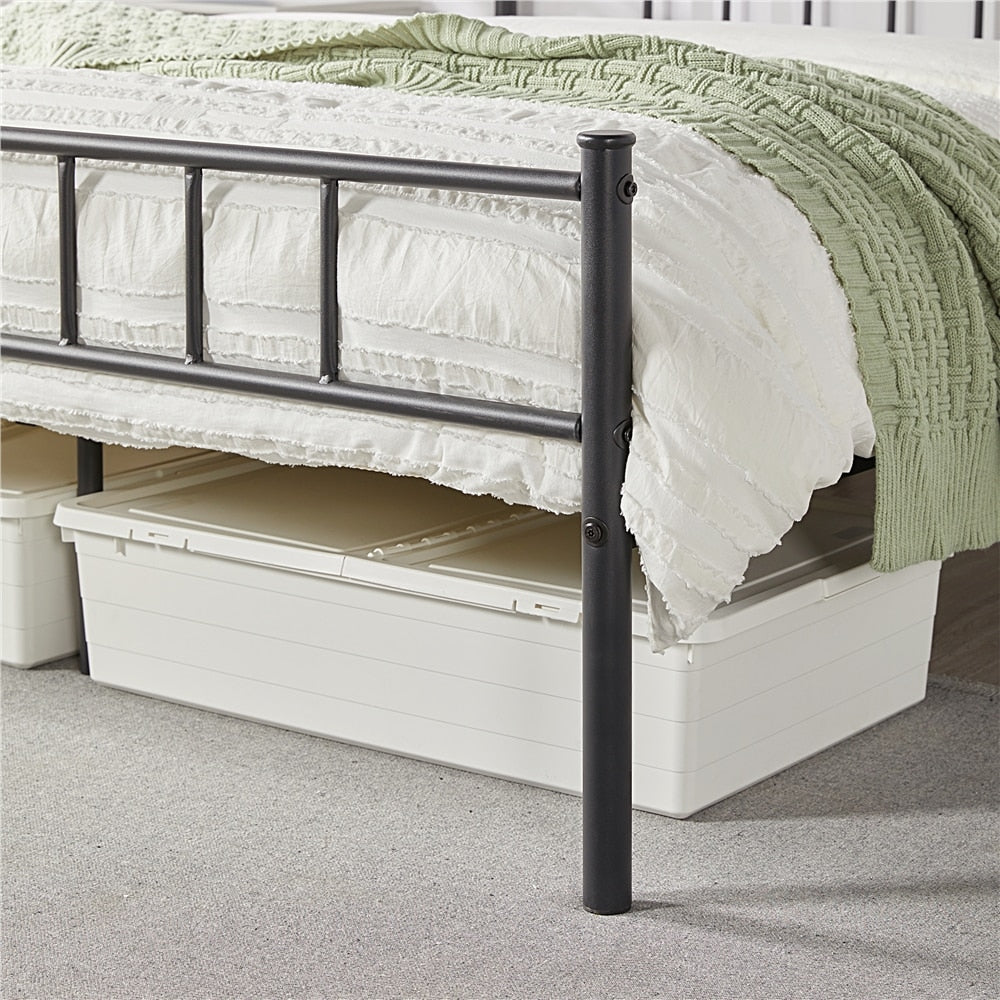 Birk - Queen Size Bed Frame Metal Bed Frame Queen Bed Frame with Storage