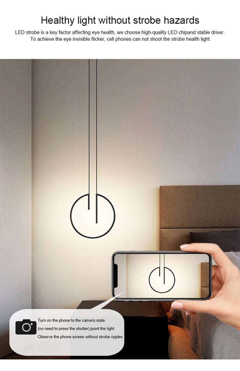 LYF 3-Style Elaina Nordic LED Pendant Lights