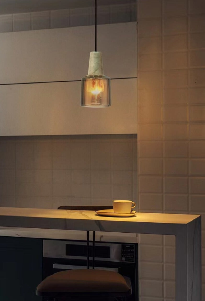 BAN Marble E27 LED pendant light modern Nordic hanging lamp