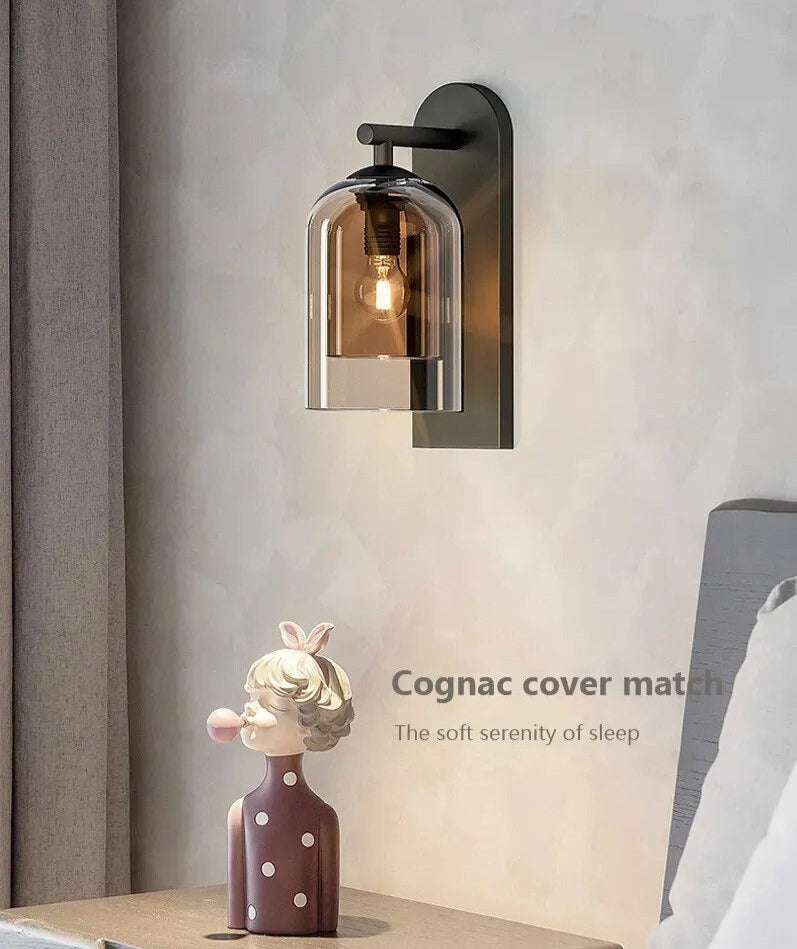 IIS Postmodern Indoor Glass Wall Lights Vintage Bath Vanity