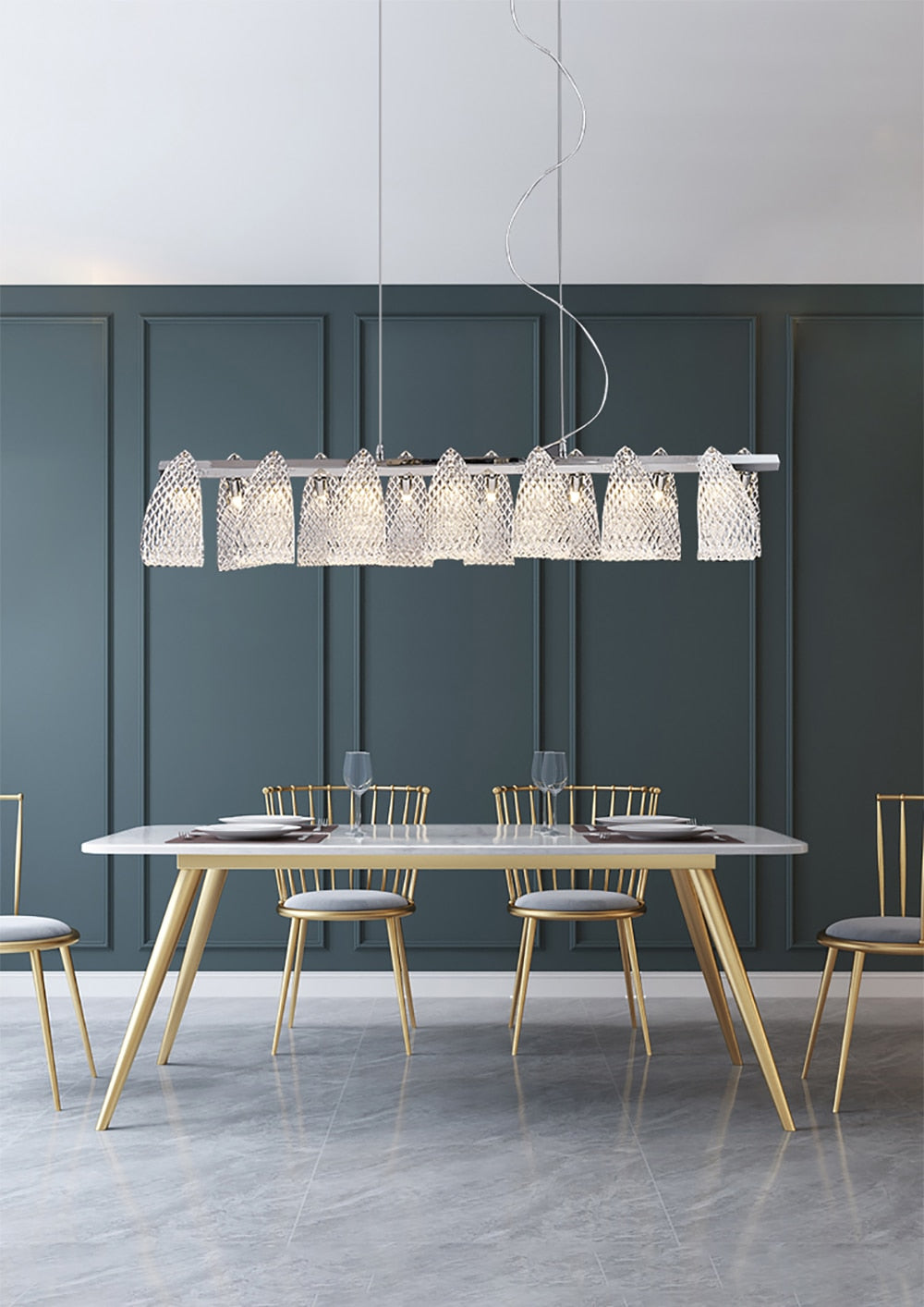 Privet Nordic Art Deco Chandelier