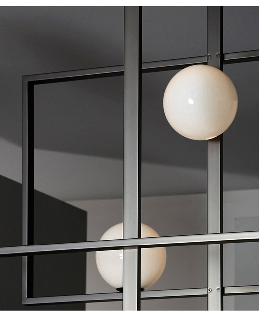 Mak Rectangle Modern Artistic Ceiling Light