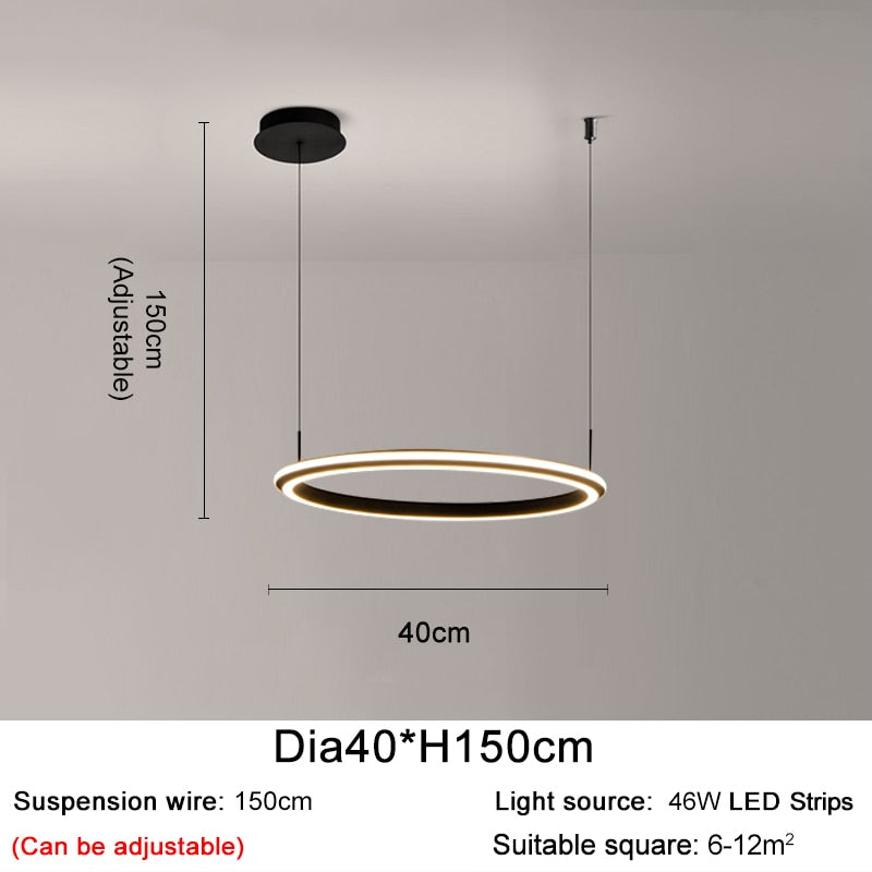 Ylk Ring Luxury LED Chandelier