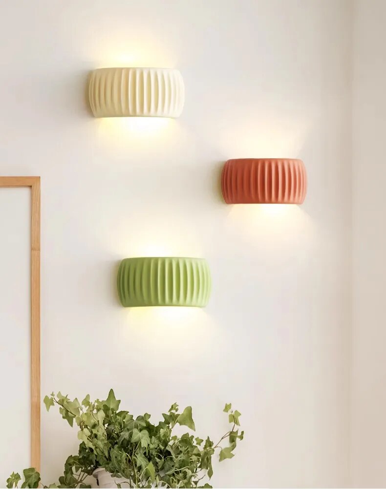 Nordic Cream Minimalist Wall Lamp
