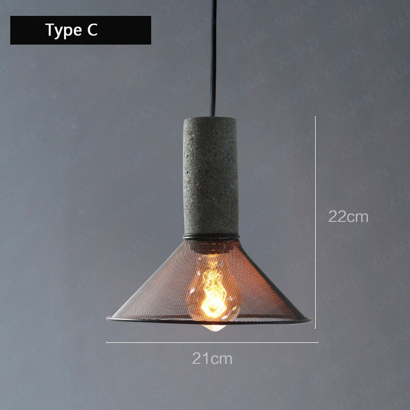Aslak Loft Cement Pendant Lamp
