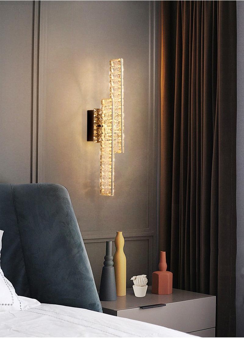 Ylk V Crystal Wall Sconce