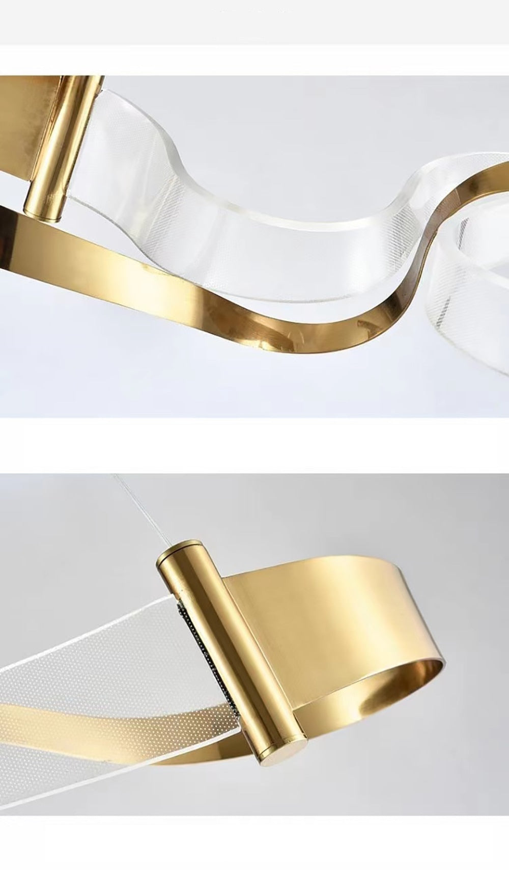 OLGA LED Ceiling Chandelier New Creative Luxury Acrylic Hanging Lamps