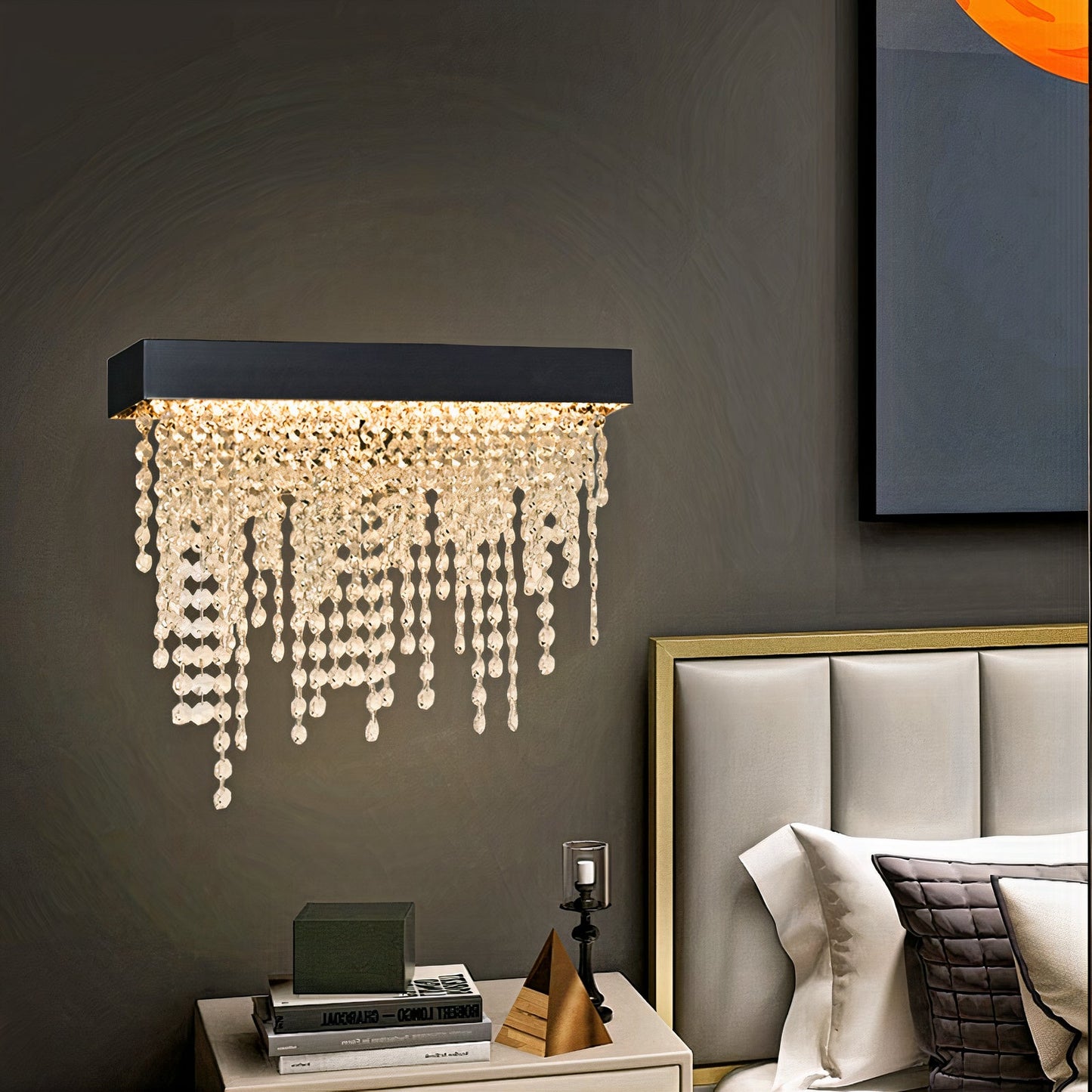 Ylk Agnar Luxury Crystal Wall Lamp