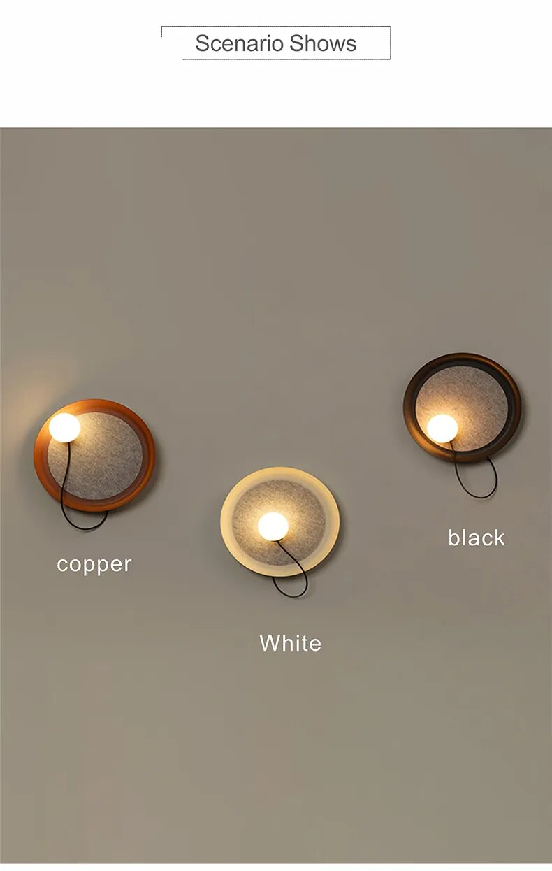 Modern Nordic Magnet Wall Lamp