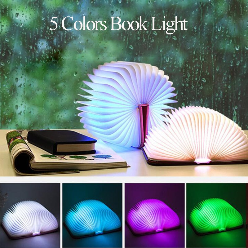 Portable Folding Book Lamp