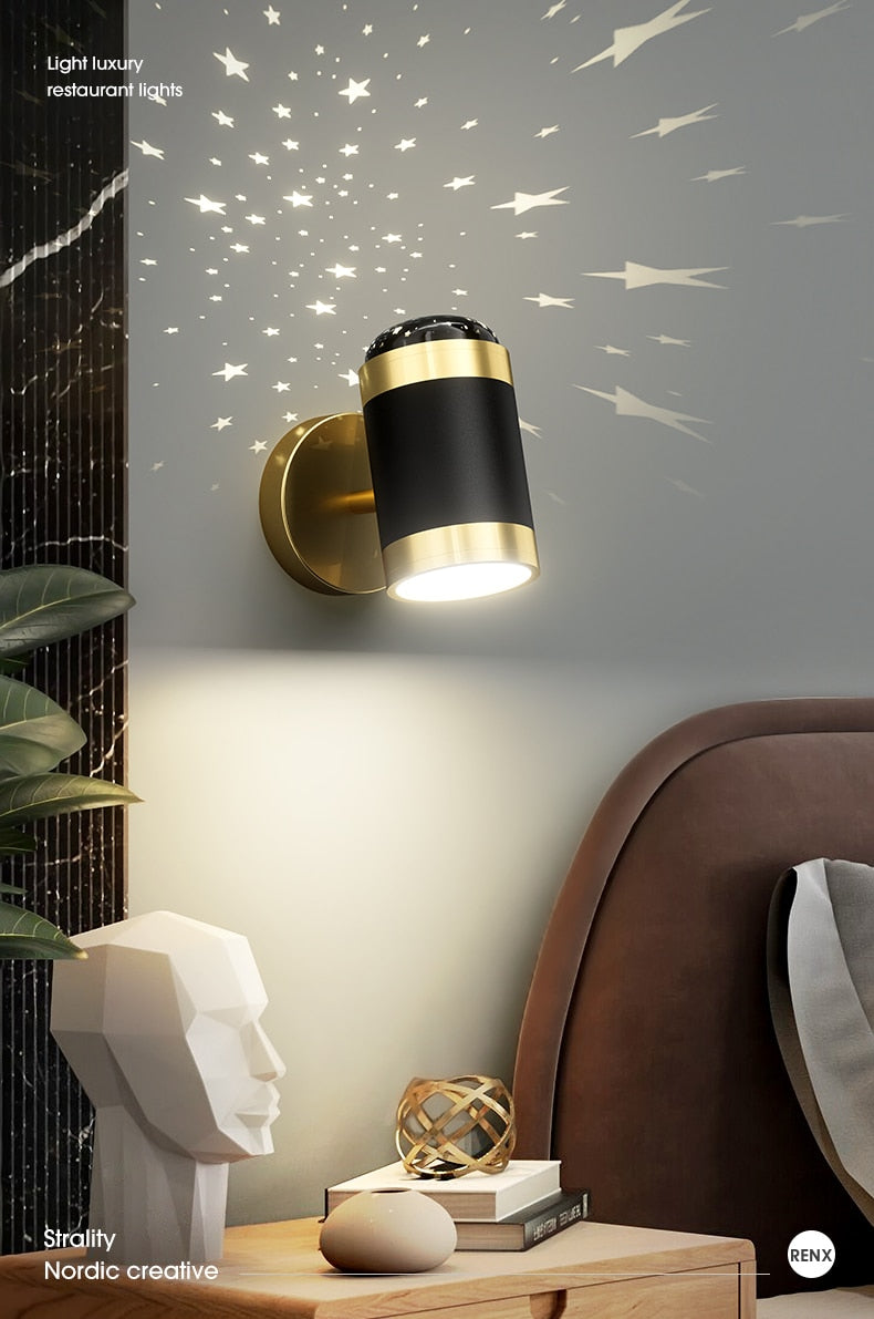 WIN Folding Rotation Stars Sky Wall Light