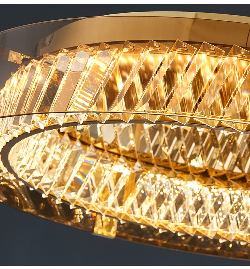 Mak Plafonnier Crystal Pendant Light