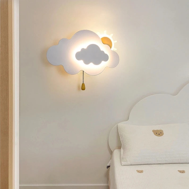 Antero - Childrens Lighting Cloud Nursery Night Light