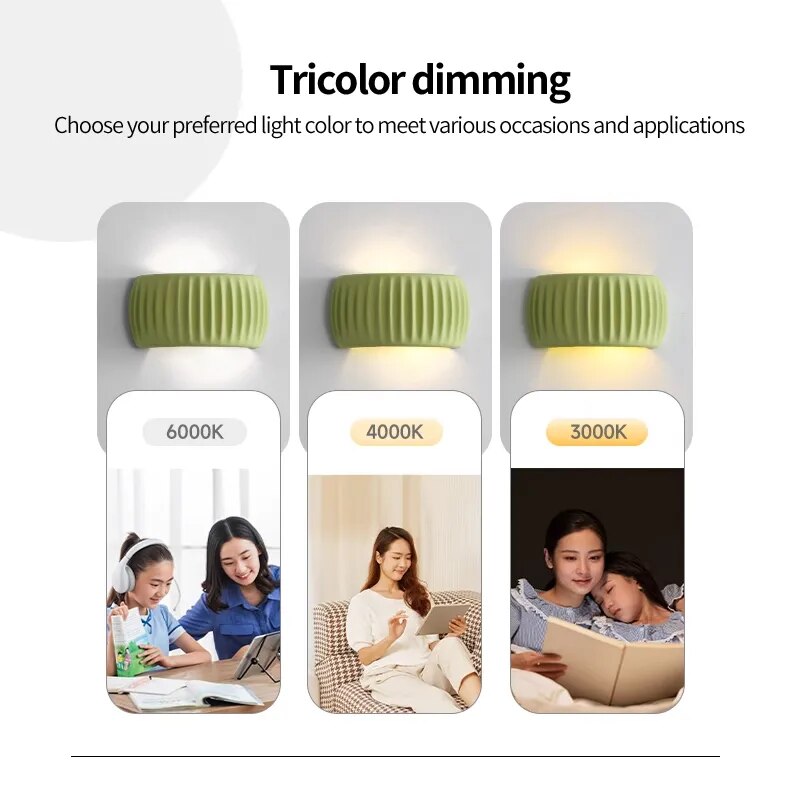 Nordic Cream Minimalist Wall Lamp