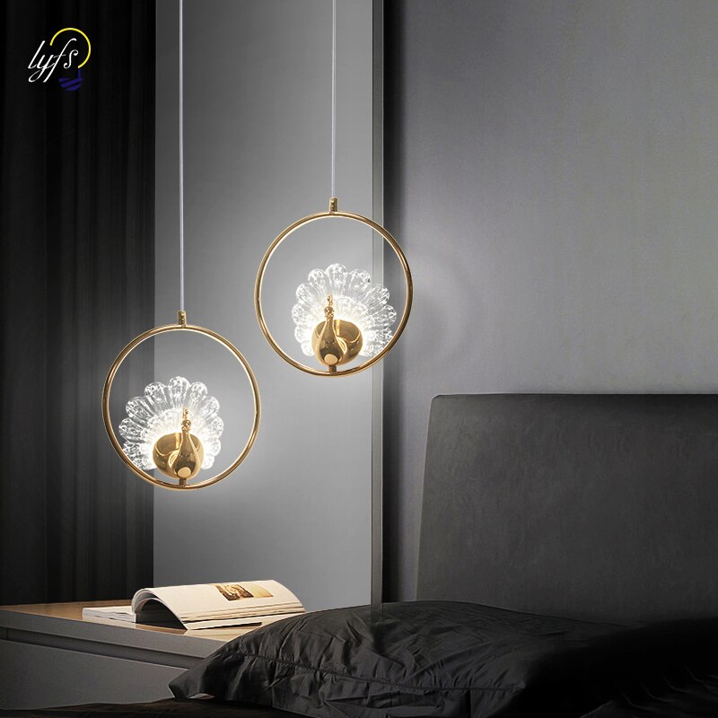 Lyf Peacock Lustre Pendant Light