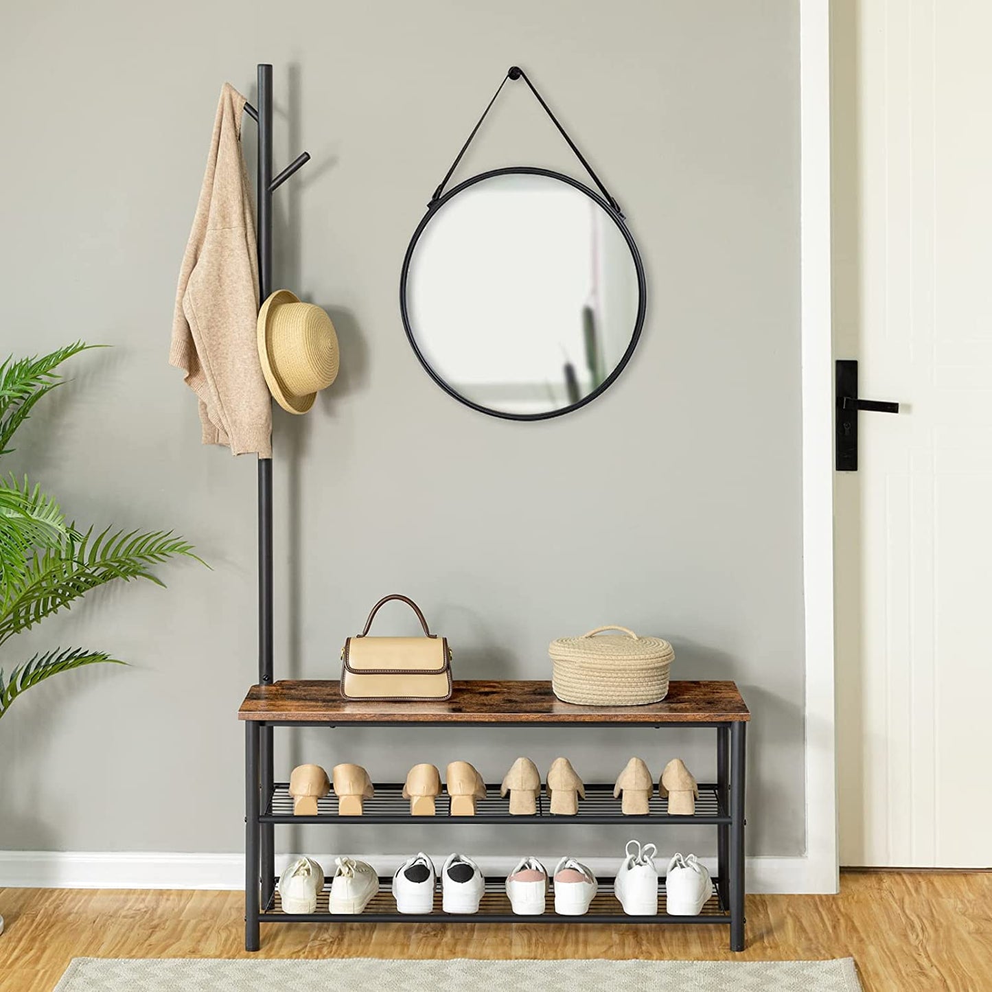 Orjan - Shoe Rack Bench Shoe Rack for Entryway